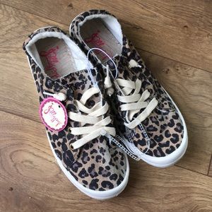 Jellypop Leopard Slip Ons 8